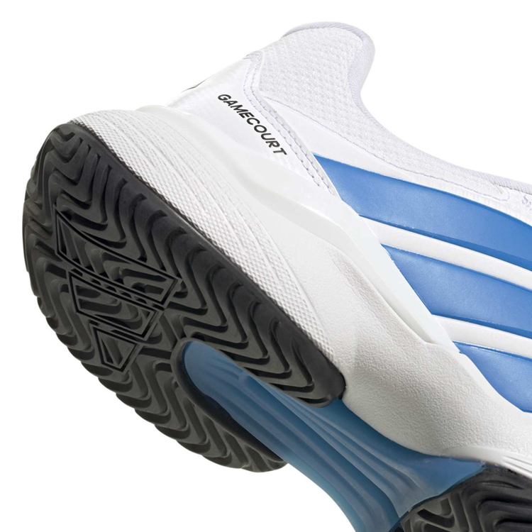 Zapatillas Adidas Gamecourt 3 Hombre Blanco Azul
