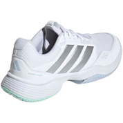 Zapatillas Adidas Gamecourt 3 Mujer Blanco Plata