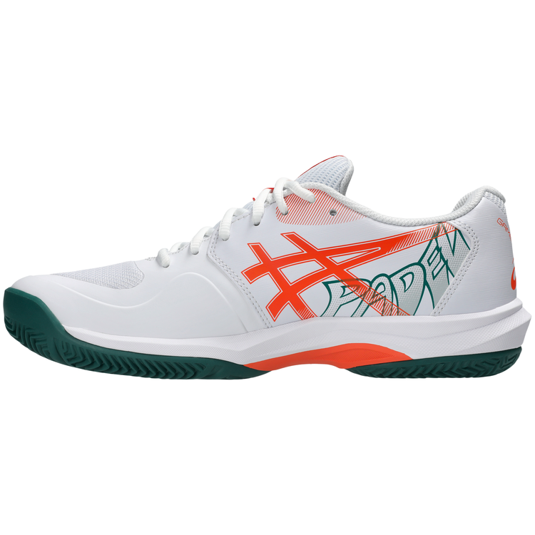 Zapatillas Asics Game FF Padel Hombre Blanco Verde