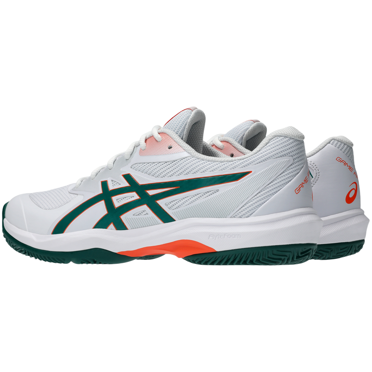 Zapatillas Asics Game FF Padel Hombre Blanco Verde