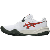 Zapatillas Asics Gel Challenger 15 Clay Hombre Blanco Rojo