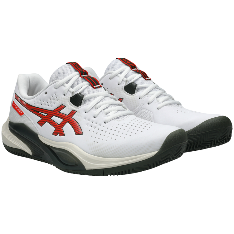 Zapatillas Asics Gel Challenger 15 Clay Hombre Blanco Rojo