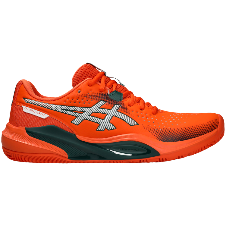 Zapatillas Asics Gel Challenger 15 Padel Hombre Naranja verde