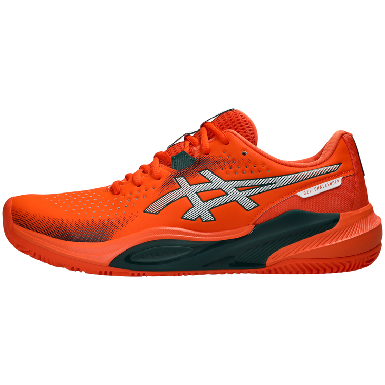 Zapatillas Asics Gel Challenger 15 Padel Hombre Naranja Verde