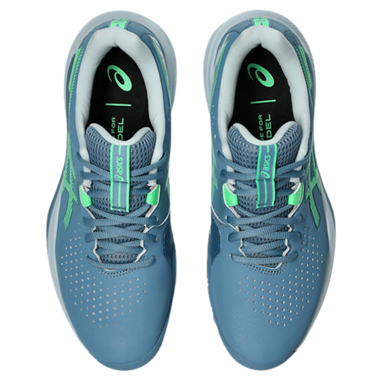 Zapatillas Asics Gel Challenger 15 Padel Hombre Azul verde