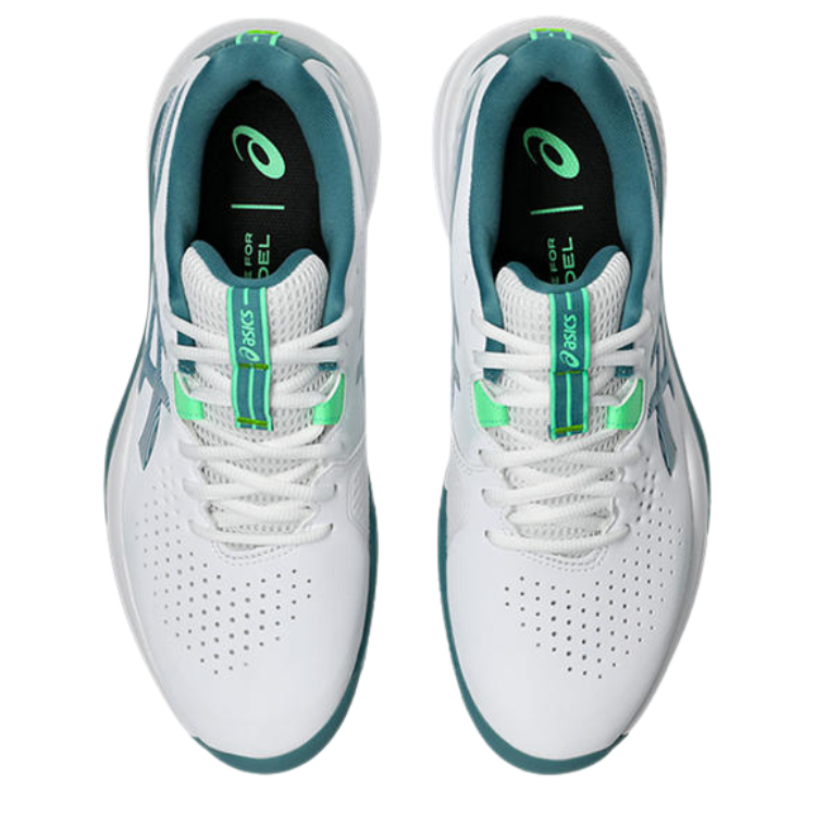 Zapatillas Asics Gel Challenger 15 Padel Hombre Blanco turquesa
