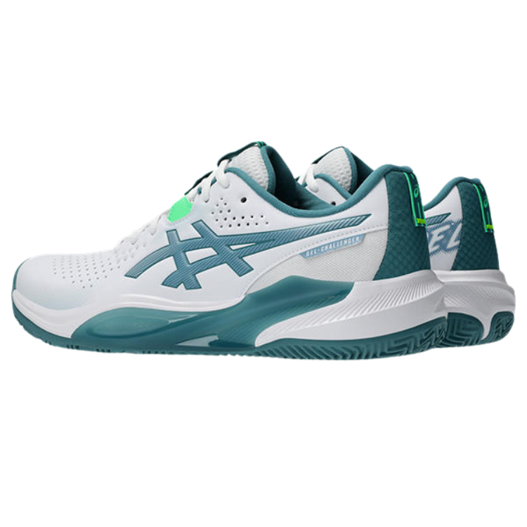 Zapatillas Asics Gel Challenger 15 Padel Hombre Blanco turquesa