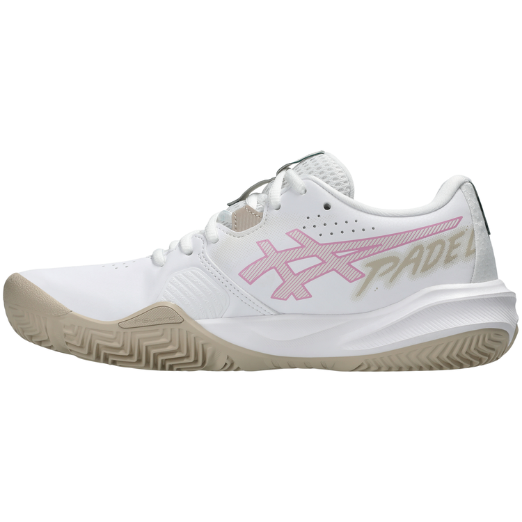 Zapatillas Asics Gel Challenger 15 Padel Mujer Blanco rosa