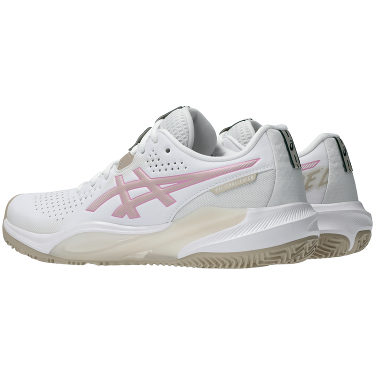 Zapatillas Asics Gel Challenger 15 Padel Mujer Blanco rosa