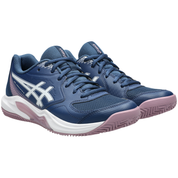Zapatillas Asics Gel Dedicate 9 Clay Mujer Azul y blanco