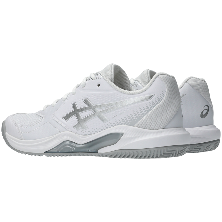 Zapatillas Asics Gel Dedicate 9 Padel Mujer Blanco plateado