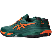 Zapatillas Asics Gel Resolution X Padel Hombre Verde Naranja