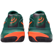 Zapatillas Asics Gel Resolution X Padel Hombre Verde Naranja