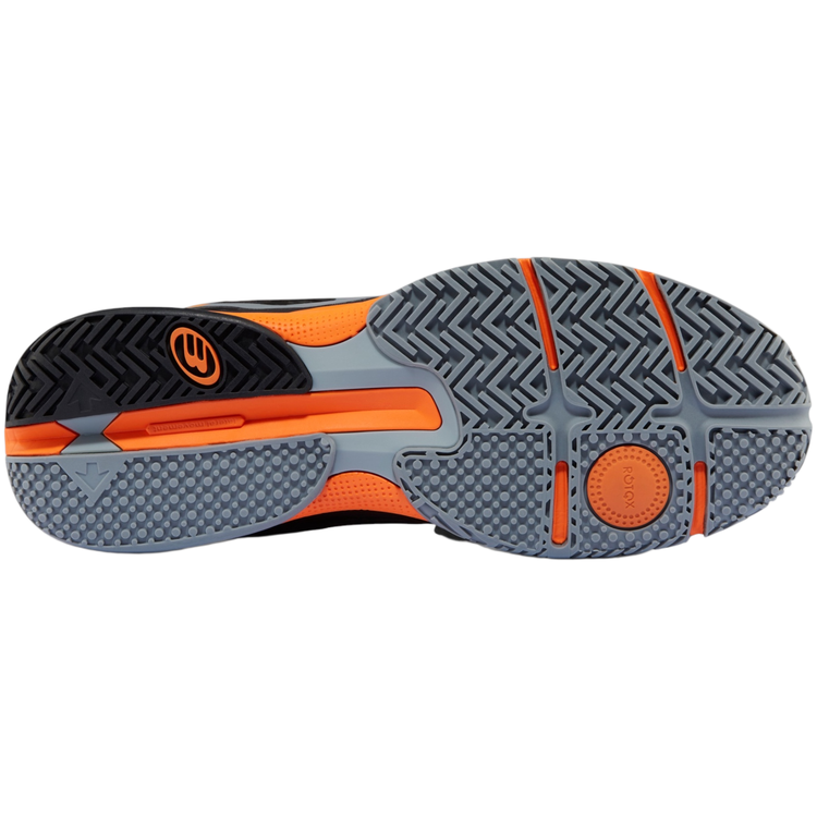 Zapatillas Bullpadel Hybrid Fly 26I Hombre Negro Naranja