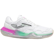 Zapatillas Joma Point Mujer Blanco fucsia
