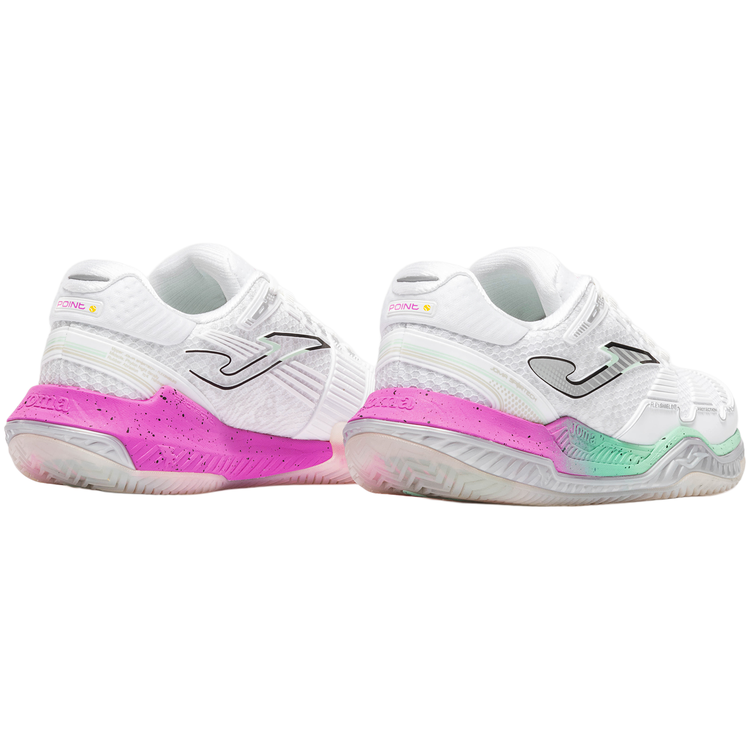 Zapatillas Joma Point Mujer Blanco fucsia