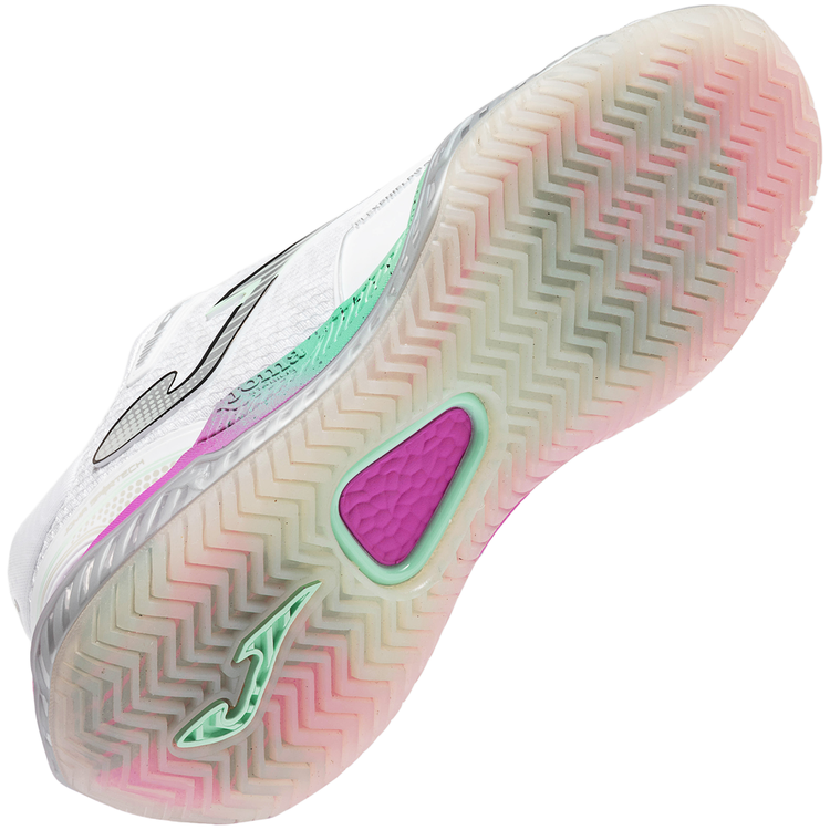 Zapatillas Joma Point Mujer Blanco fucsia