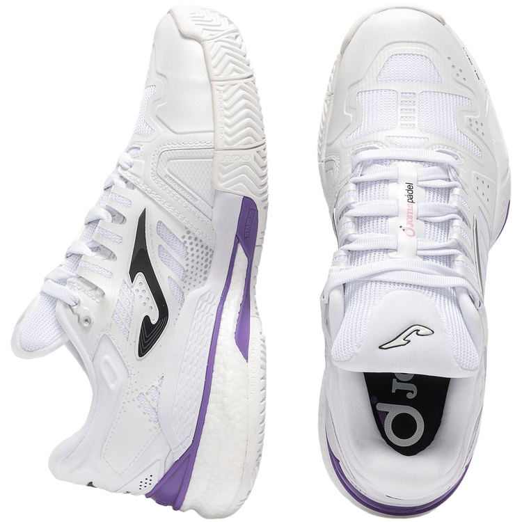Zapatillas Joma Slam Classic Mujer Blanco morado