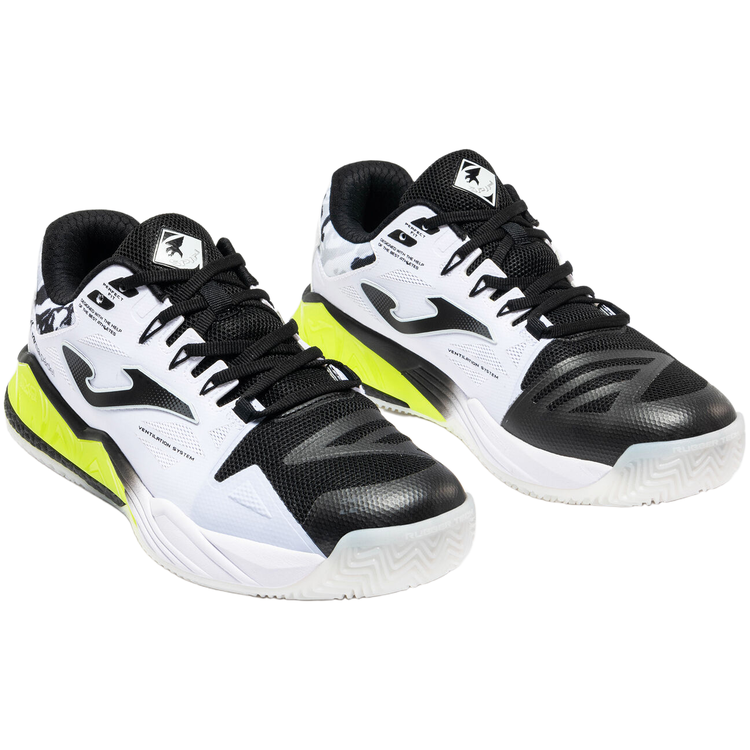 Zapatillas Joma Spin Hombre Blanco Negro